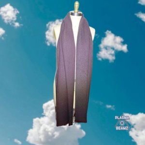 Goodfellow & Co Burgundy & Gray Twill Weave Scarf